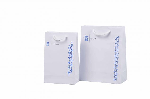 laminated paper bags with personal logo print 