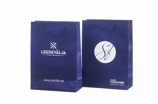 durable laminated paper bag with handles 
