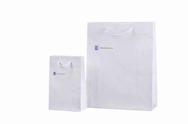 durable handmade laminated paper bag with handles 