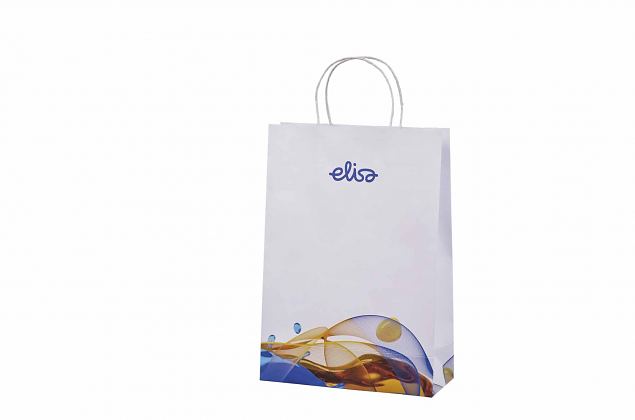 durable handmade laminated paper bag with print 