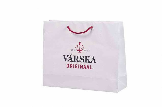 exclusive, durable laminated paper bag with logo 
