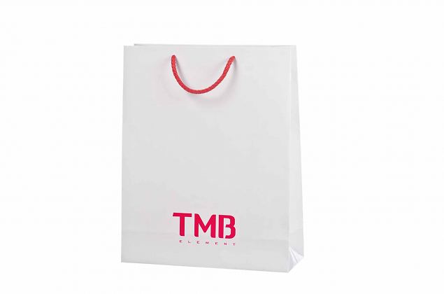 exclusive, durable handmade laminated paper bags with logo 