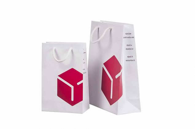 exclusive, laminated paper bags with personal logo 