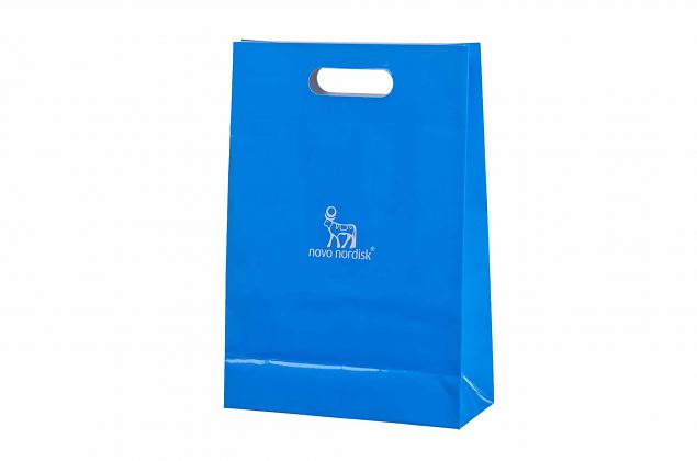 exclusive, durable laminated paper bags with personal logo 