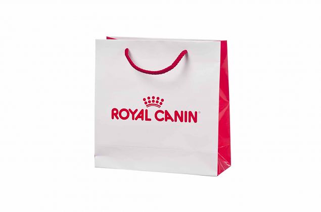 exclusive, durable laminated paper bags with personal logo print 