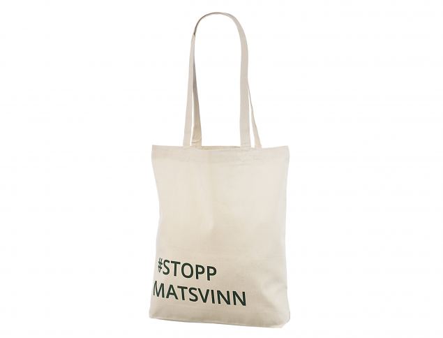 Natural color tote bags with personal logo. Minimum order with personal logo starts from only 50 p