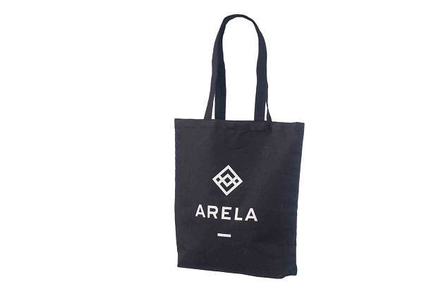 Well-designed, high-quality black color tote bags. Minimum order with personal print starts from o