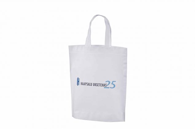 White Non-Woven Bag with print 