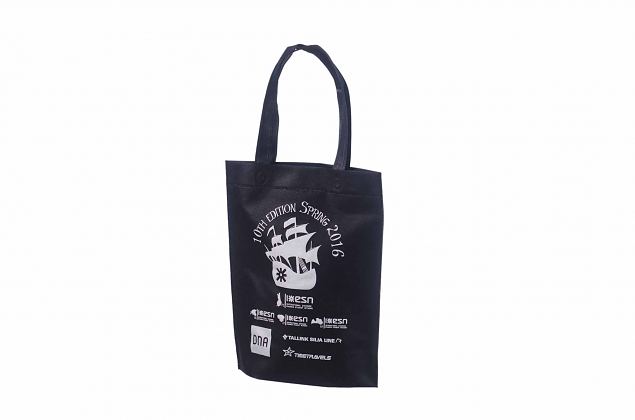 durable black non-woven bag 