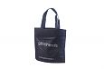 durable black non-woven bag with personal logo print | Galleri-Black Non-Woven Bags durable black 