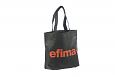durable black non-woven bags with personal print | Galleri-Black Non-Woven Bags durable black non-