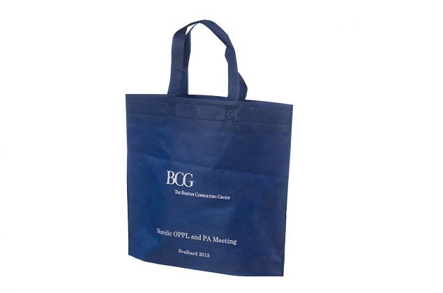 blue non-woven bags with logo 