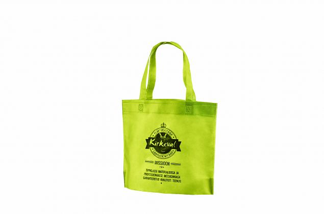 green non-woven bag with logo 