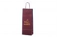 kraft paper bag for 1 bottle with personal print | Galleri-Paper Bags for 1 bottle kraft paper bag