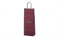 kraft paper bag for 1 bottle with print | Galleri-Paper Bags for 1 bottle durable paper bags for 1