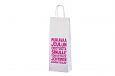 paper bag for 1 bottle with personal print | Galleri-Paper Bags for 1 bottle durable kraft paper b