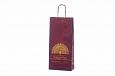 durable paper bags for 1 bottle with print | Galleri-Paper Bags for 1 bottle durable kraft paper b