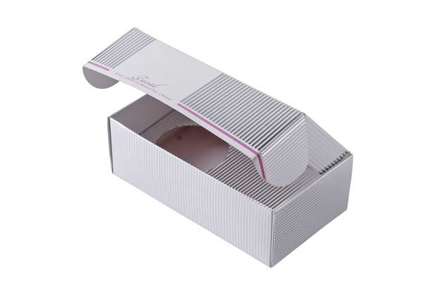 corrugated cardboard box with personal design 