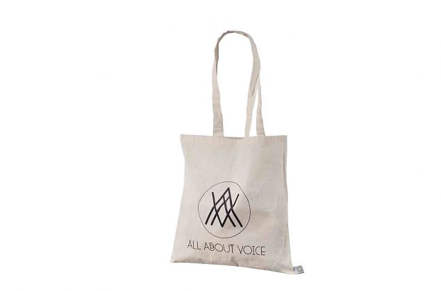 natural color cotton bags with logo 