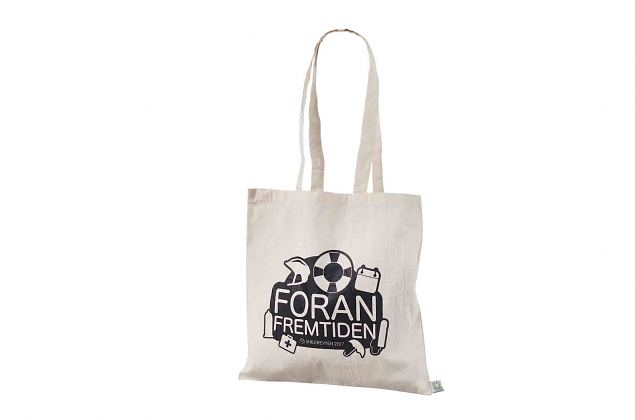 natural color cotton bag with logo 