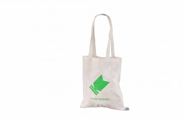 natural color cotton bags with personal logo print 