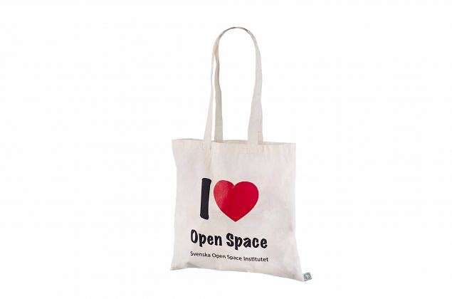 natural color organic cotton bag with personal logo 