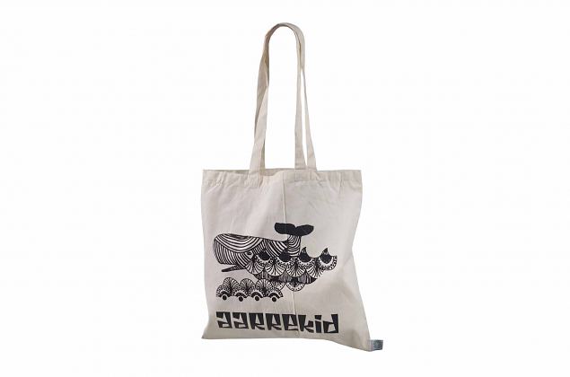 natural color organic cotton bags with personal logo print 