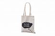 natural color organic cotton bag with personal logo | Galleri-Natural color cotton bags durable an
