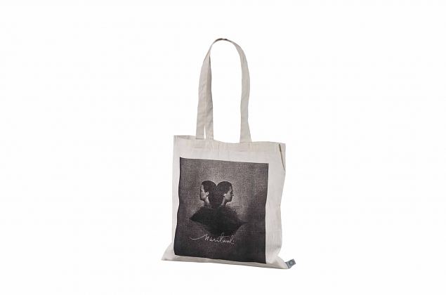 durable and natural color cotton bag with logo 
