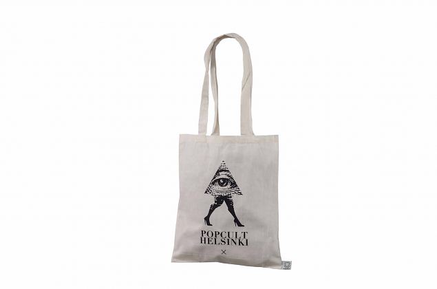 durable and natural color cotton bag with print 