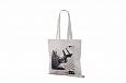 natural color organic cotton bag with personal print | Galleri-Natural color cotton bags durable a