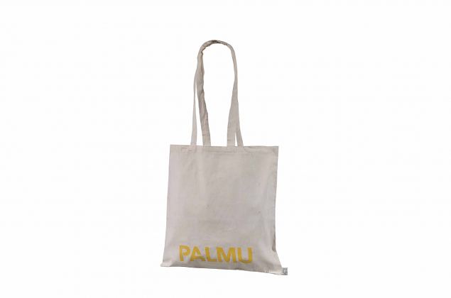 durable and natural color cotton bag with logo print 