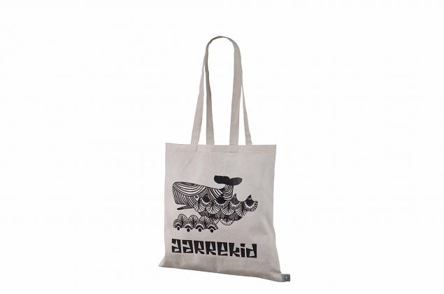 durable and natural color cotton bags with personal logo print 