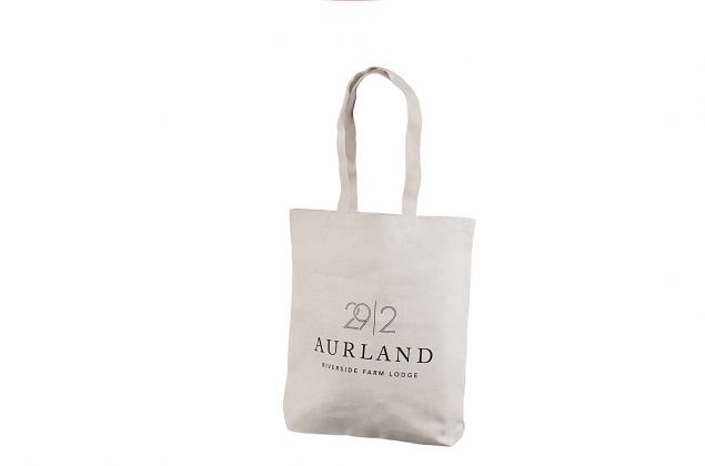 durable and natural color organic cotton bag with personal logo 