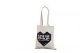 durable and natural color cotton bags with personal logo | Galleri-Natural color cotton bags durab