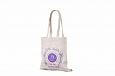 durable and natural color organic cotton bags with print | Galleri-Natural color cotton bags durab