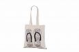nice looking natural color cotton bag with logo print | Galleri-Natural color cotton bags nice loo