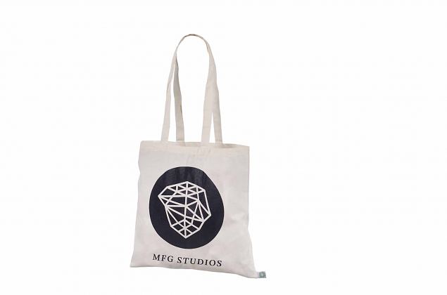 natural color cotton bags with handles 