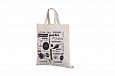 durable and natural color cotton bags with print | Galleri-Natural color cotton bags natural color