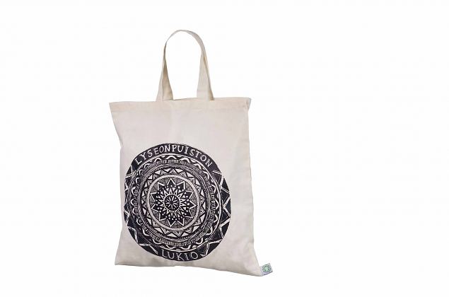 natural color cotton bags with personal design 