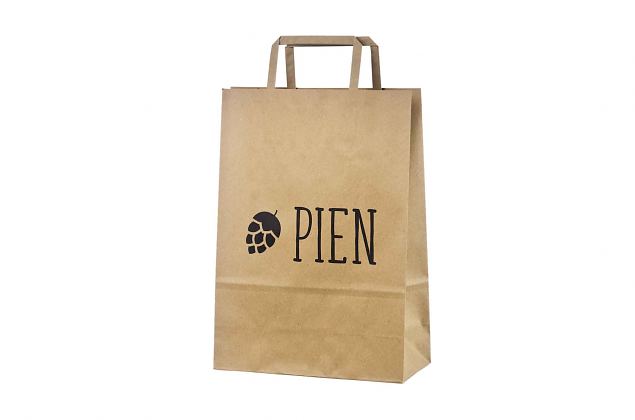 Paberkotid on valmistatud kvaliteetsest ja tugevast pruunist kraftpaberist. Kotile saab peale tr�k