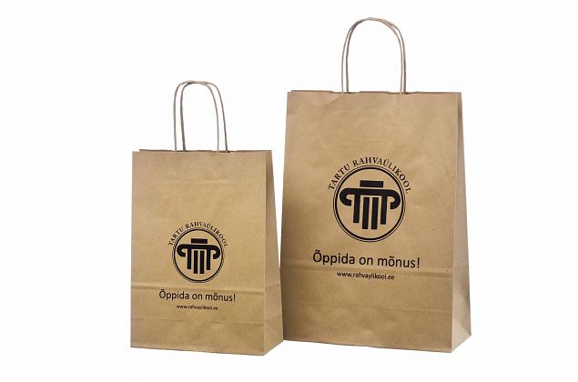 Kraftpaberist paberkotid on valmistatud tugevast, spetsiaalselt paberkottide jaoks m�eldud paberis