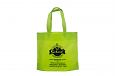 Fotogalerii-riidest kott Rohelist värvi riidest kott, mis on valmistatud tugevast non woven kangas