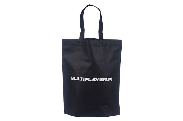 Mustast riidest kott, mis on valmistatud vastupidavast non woven kangast. V�iksematele kogustele, 