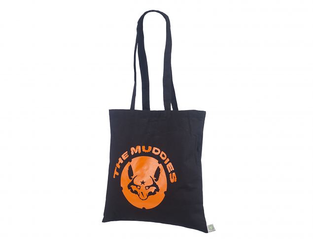 Stilfulde nsort organisk bomuldspose. Minimumordre p� bestillinger med personligt tryk starter ved