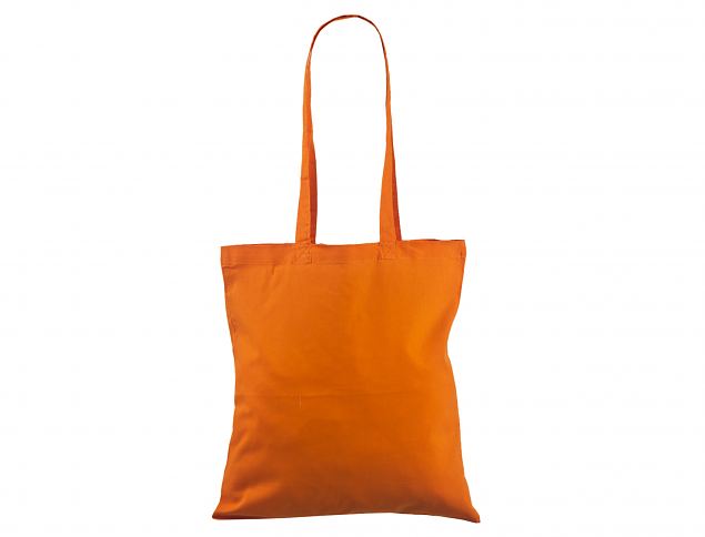 Puuvillane kott, mis valmistatud oranži värvi 140 gr. kangast. Koti mõõdud on 38 x 42 cm. Puuvilla