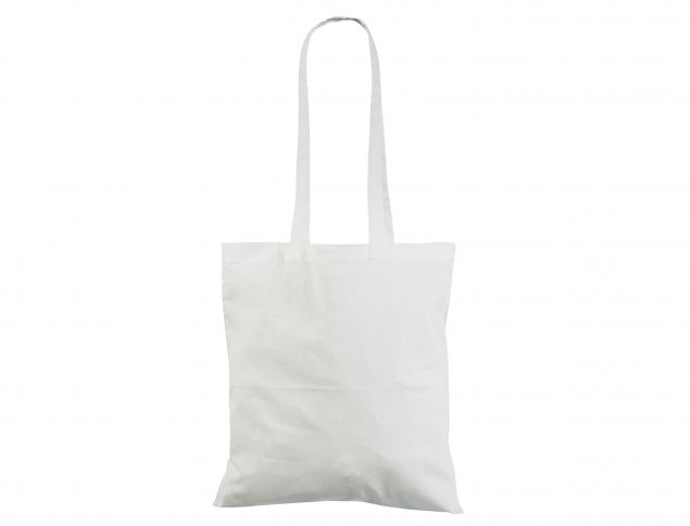 Puuvillane kott, mis valmistatud valget värvi 140 gr. kangast. Koti mõõdud on 38 x 42 cm. Puuvilla