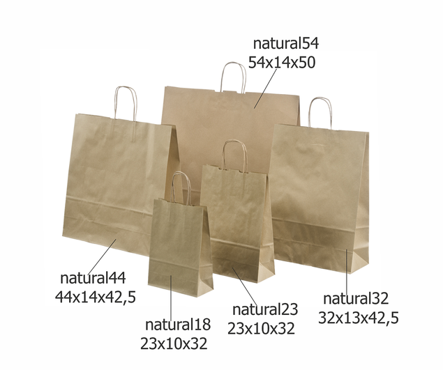 Pārstrādāta papīra augstākās kvalitātes papīra maisiņi