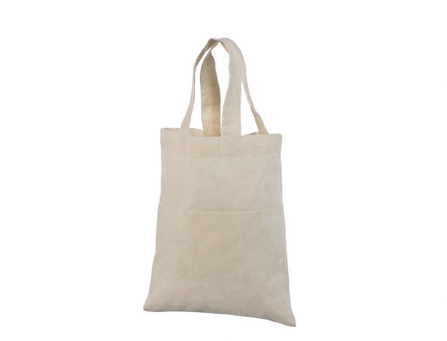 Natural white cloth bag in A5 size