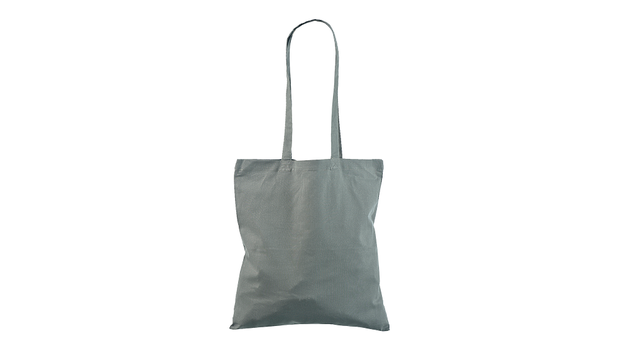 Grey cloth bag